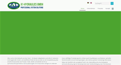Desktop Screenshot of a1-hydraulic.com
